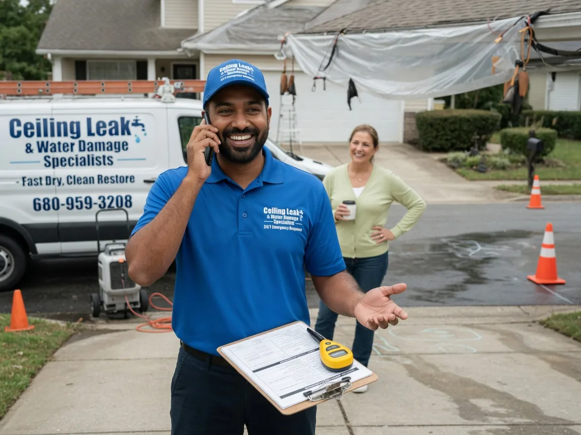 Ceiling Leak Cleanup Plantersville, MS FAQs
